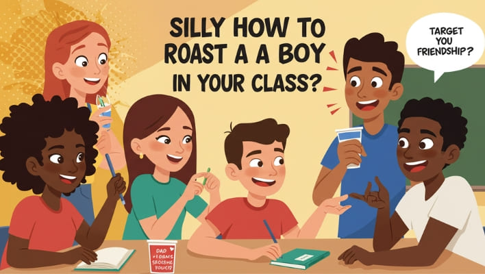 Roasts a boy in your class