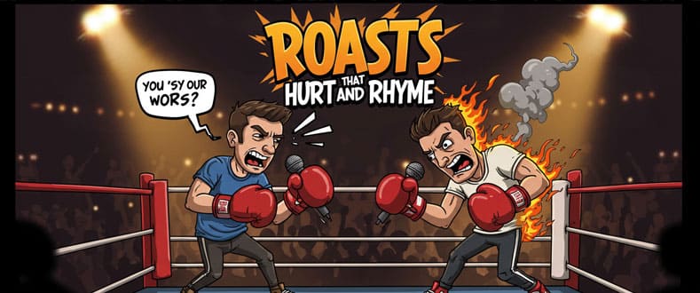 Roasts that Hurt and Rhyme