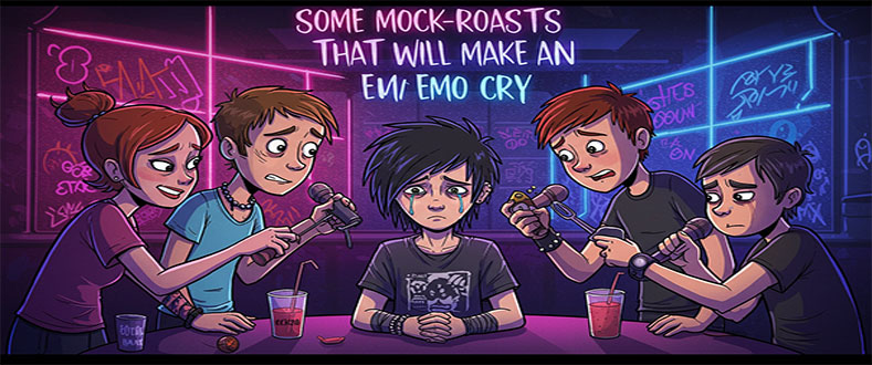 Savage Mock Roasts That Hit the Emo Feels​