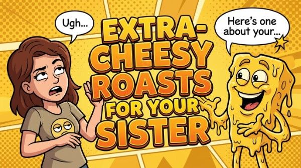Extra Cheesy Roasts for Your Sister