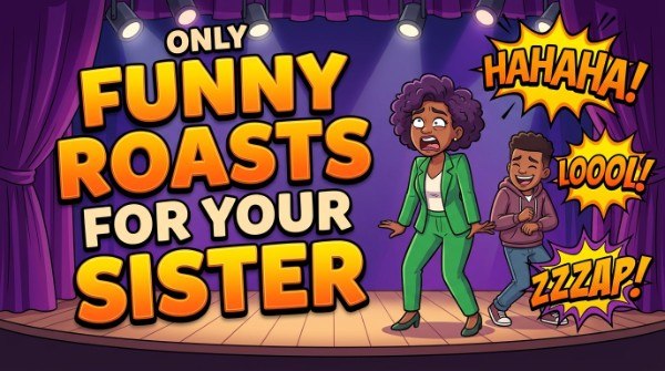 Funny Roasts for Your Sister