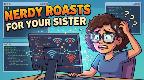 Nerdy Roasts for Your Sister