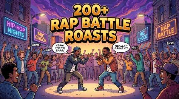 200+ Rap Battle Roasts
