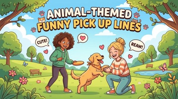 Animal-Themed Funny Pick Up Lines