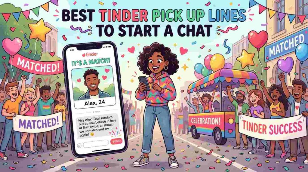 Best Tinder Pick Up Lines to Start a Chat
