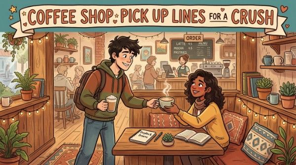 Coffee Shop Pick Up Lines for a Crush