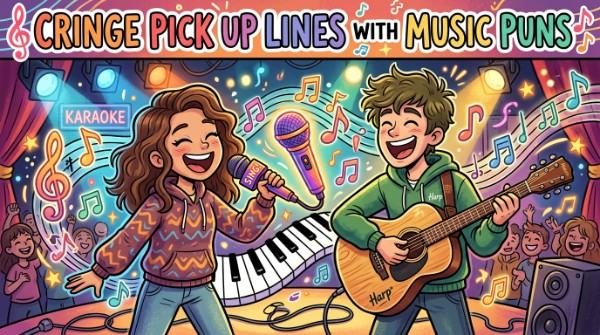 Cringe Pick Up Lines With Music Puns