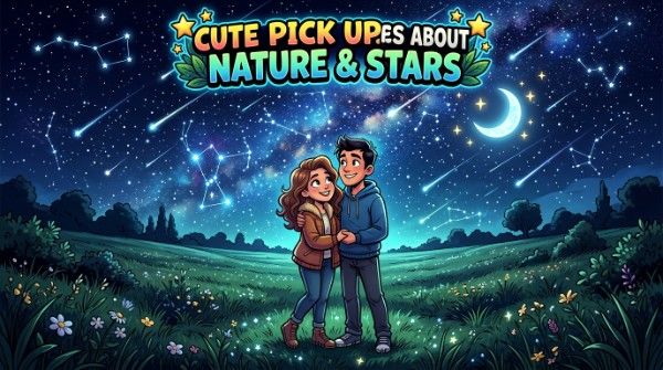 Cute Pick Up Lines About Nature & Stars