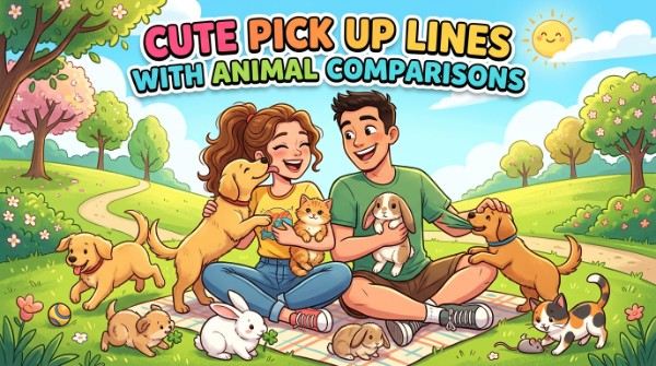 Cute Pick Up Lines With Animal Comparisons