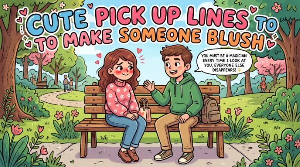 Cute Pick Up Lines to Make Someone Blush