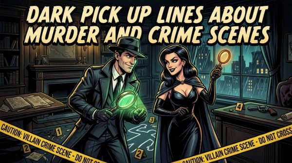 Dark Pick Up Lines About Murder and Crime Scenes