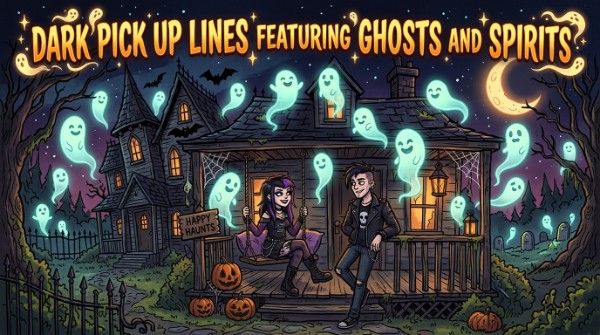 Dark Pick Up Lines Featuring Ghosts and Spirits