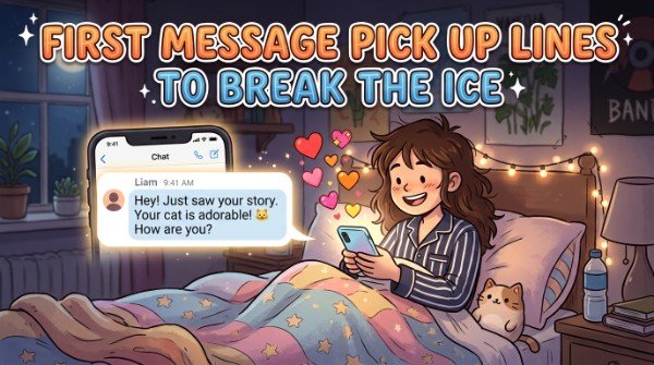 First Message Pick Up Lines to Break the Ice