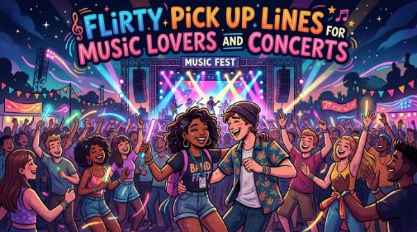 Flirty Pick Up Lines for Music Lovers and Concerts