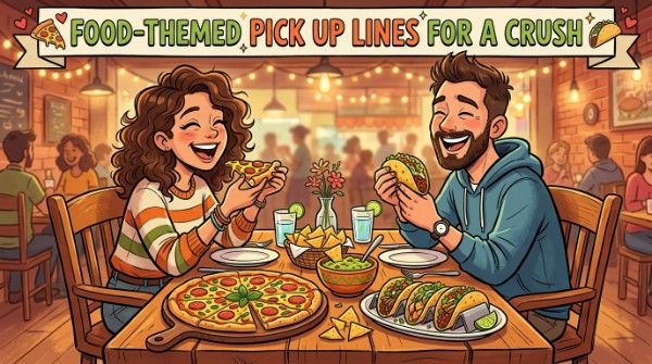 Food-Themed Pick Up Lines for a Crush