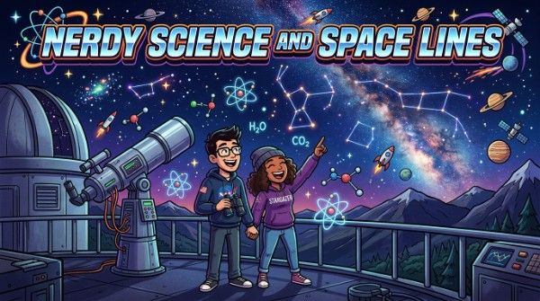Nerdy Science and Space Lines