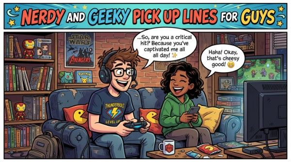 Nerdy and Geeky Pick Up Lines for Guys
