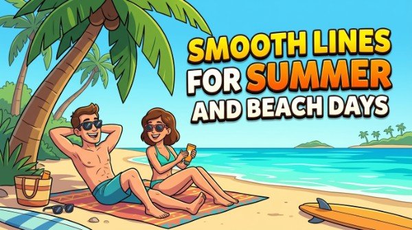 Smooth Lines for Summer and Beach Days