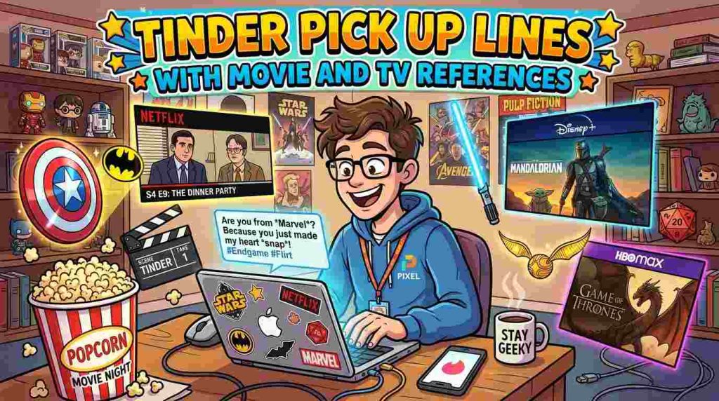 Tinder Pick Up Lines With Movie and TV References