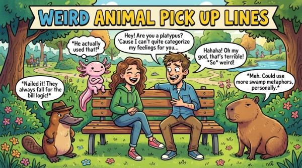 Weird Animal Pick Up Lines