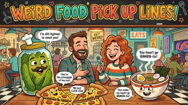 Weird Food Pick Up Lines