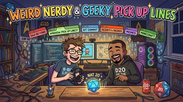 Weird Nerdy & Geeky Pick Up Lines